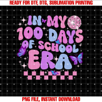In My 100 Days of School Era Retro Disco 100th Day of School T-shirt