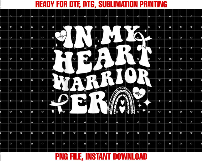 In My Heart Warrior Era Heart Disease Awareness Chd Women T-shirt