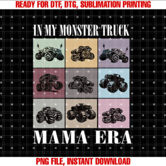 In My Monster Trucks Mama Era T-shirt
