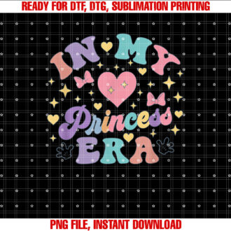 In My Princess Era Cute Girls Kids Youth Princess T-shirt