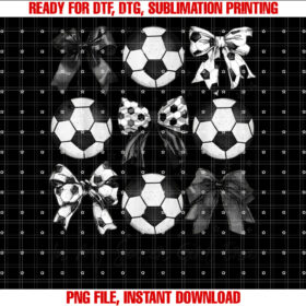 In My Soccer Girl Era Retro Soccer Coquette Bow Soccer Girl T-shirt, Sublimation Design, Digital Download