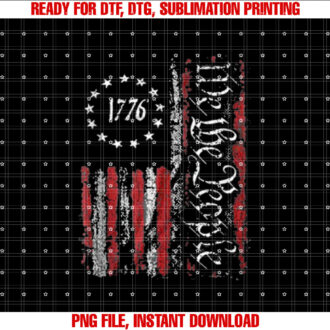 Independence Day American Flag Patriotic 1776 We the People T-shirt