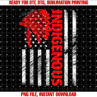 Indigenous Peoples Day Distressed Headdress Usa Flag T-shirt