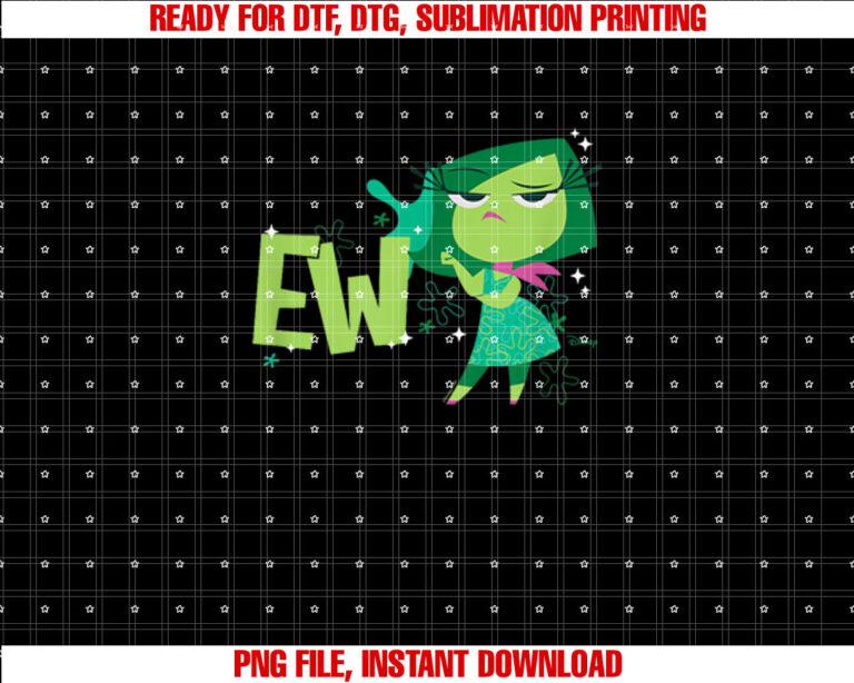 Inside Out 2 Disgust Emotion Character Ew T-shirt