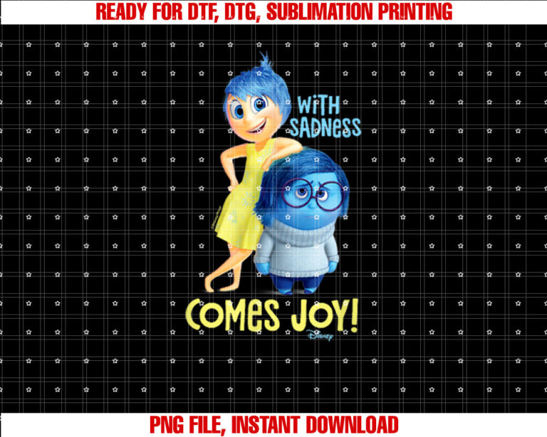 Inside Out With Sadness Comes Joy T-shirt
