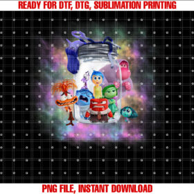 Inside Out 2 Gift for Boys Girls Wife Friend T-shirt, Sublimation Design, Digital Download