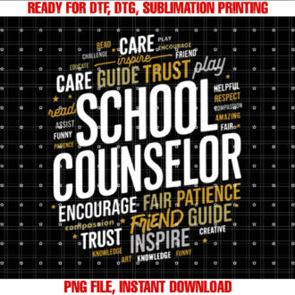 Inspirational Word School Counseling for Guidance Counselors T-shirt