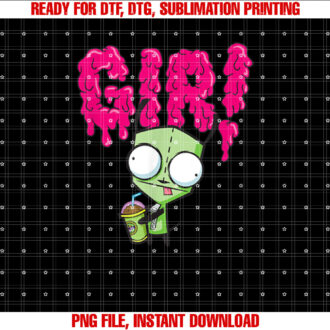 Invader Zim Gir Slime Slush T-shirt, Sublimation Design, Digital Download