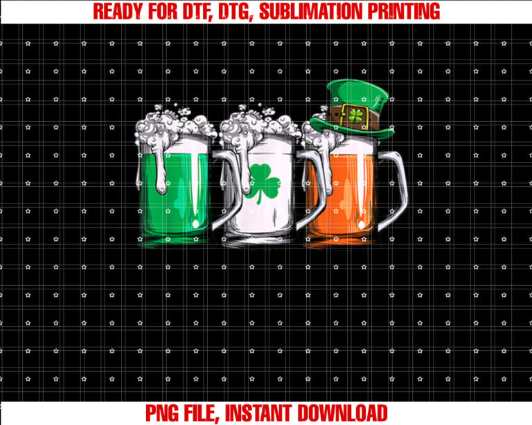 Irish Beer Ireland Flag St Patricks Day Men Women Leprechaun T-shirt