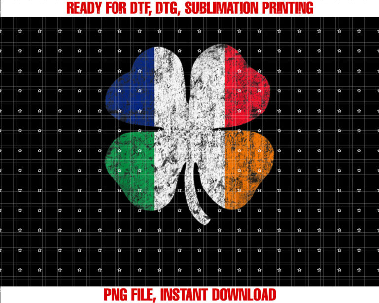 Irish French Flag Ireland France St Patricks Day T-shirt
