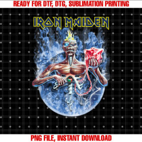 Iron Maiden 7th Son Duo T-shirt, Sublimation Design, Digital Download