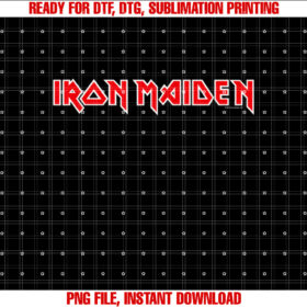 Iron Maiden Classic T-shirt, Sublimation Design, Digital Download
