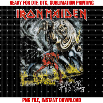 Iron Maiden Eddie Number of the Beast T-shirt