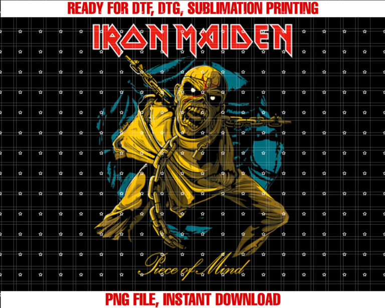 Iron Maiden Pom Gold Eddie T-shirt