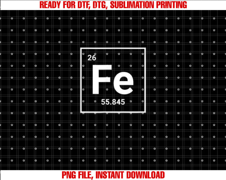 Iron Periodic Table Elements Sign Graphic Fe T-shirt