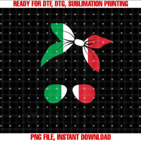 Italia Graphic Design for Girls Kid Italian Toodler T-shirt, Sublimation Design, Digital Download