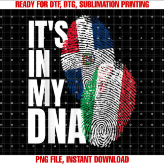 Italian and Dominican Mix Dna Flag Heritage Gift T-shirt