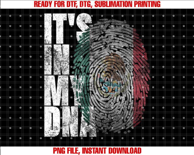 Its in My Dna Mexican Proud Hispanic Gift Mexico Flag T-shirt