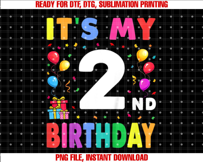 Its My 2nd Birthday 2 Two Happy Birthday Boys or Girls T-shirt