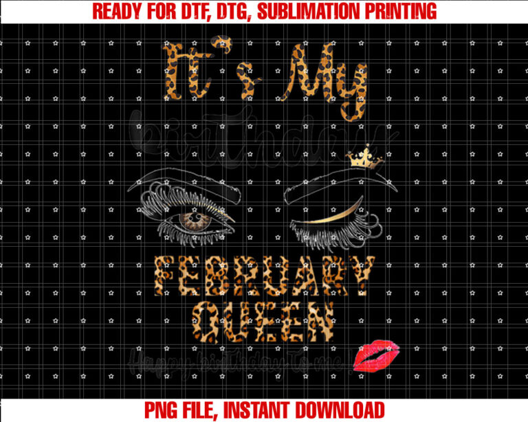 Its My Birthday February Happy Birthday to Me Leopard T-shirt