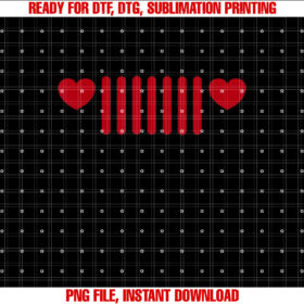 Jeep 7slot Heart Grille T-shirt, Sublimation Design, Digital Download