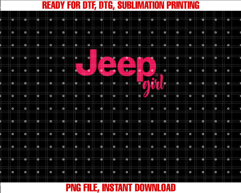 Jeep Girl T-shirt, Sublimation Design, Digital Download