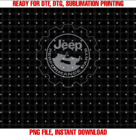Jeep Performance Parts T-shirt, Sublimation Design, Digital Download