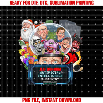 Jeff Dunham Albany Ny 2024 T-shirt, Sublimation Design, Digital Download