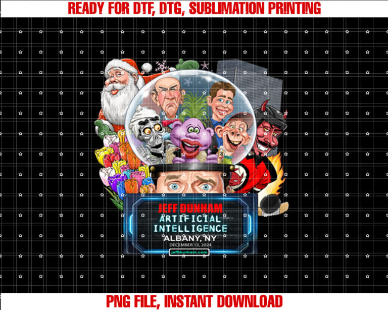 Jeff Dunham Albany Ny 2024 T-shirt, Sublimation Design, Digital Download