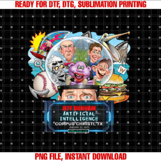 Jeff Dunham Corpus Christi Tx 2025 T-shirt, Sublimation Design, Digital Download