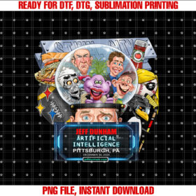 Jeff Dunham Pittsburgh Pa 2024 T-shirt, Sublimation Design, Digital Download