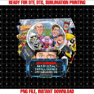 Jeff Dunham Pittsburgh Pa 2024 T-shirt, Sublimation Design, Digital Download