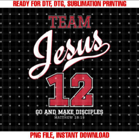 Jesus and Baseball Team Jesus Christian S T-shirt, Sublimation Design, Digital Download