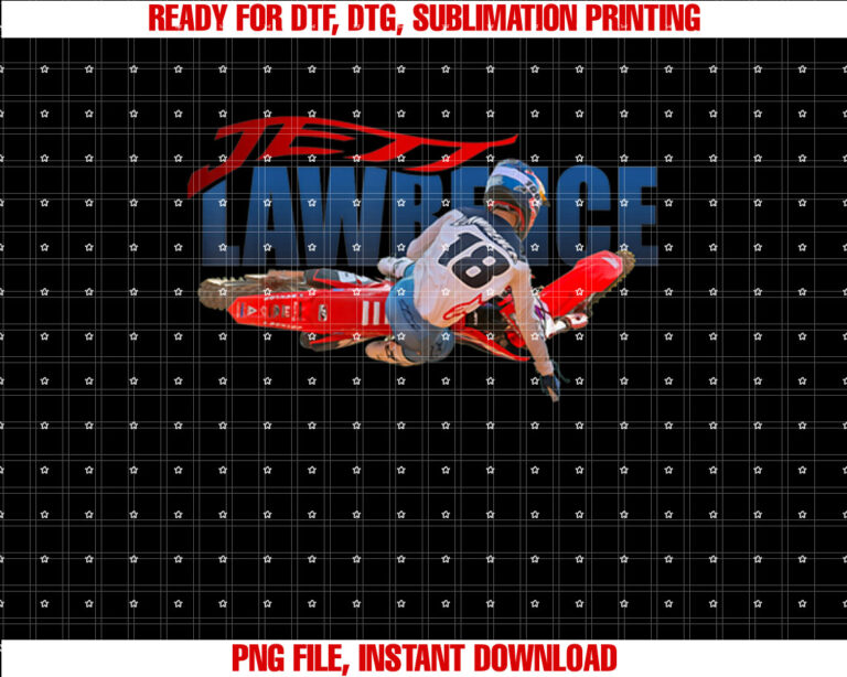 Jett Jl18 Lawrence T-shirt, Sublimation Design, Digital Download