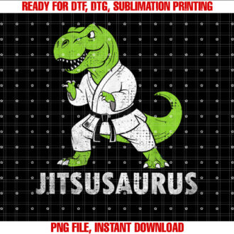 Jitsusaurus Funny Bjj Brazilian Jiu Jitsu Trex Kids Boys T-shirt, Sublimation Design, Digital Download