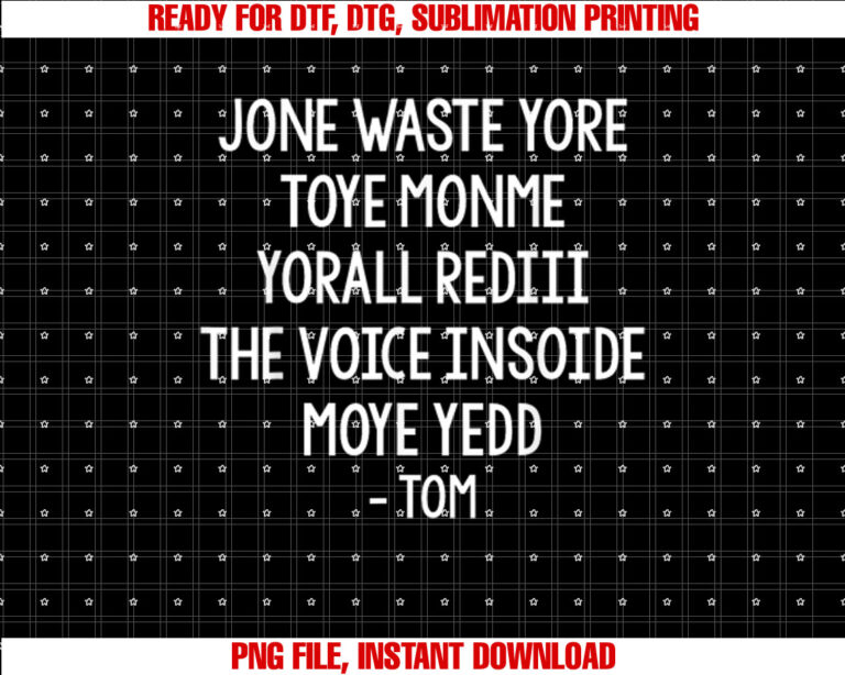 Jone Waste Yore Toye Monme Funny Pop Miss You Punk Lyrics T-shirt