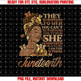 Juneteenth I Am the Storm Black Woman Women Girls Kids Youth T-shirt