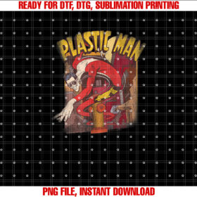 Justice League Plastic Man Street T T-shirt, Sublimation Design, Digital Download
