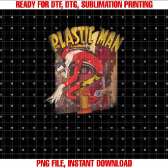 Justice League Plastic Man Street T T-shirt, Sublimation Design, Digital Download