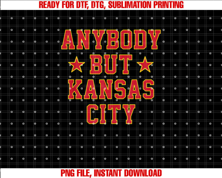 Kc Anybody but Kansas City for Men Women and Kids T-shirt