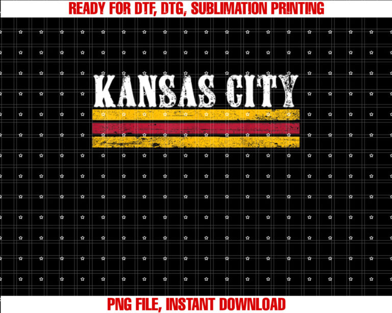 Kc Kansas City Retro Vintage Distressed 3 Stripes Red Kc T-shirt