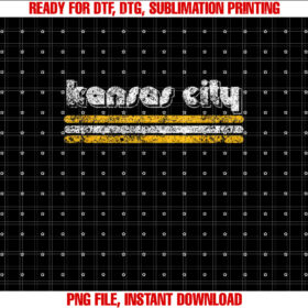 Kansas City Missouri Retro Vintage Weathered Throwback T-shirt, Sublimation Design, Digital Download