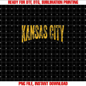 Kansas City Vintage Style Red Yellow Kc Original Kc Red Cool T-shirt, Sublimation Design, Digital Download