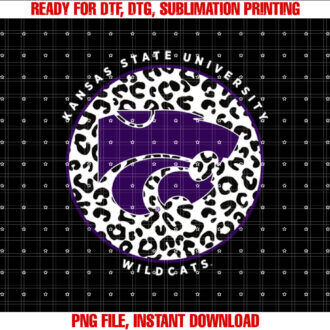 Kansas State Wildcats Official Ncaa T-shirt, Sublimation Design, Digital Download