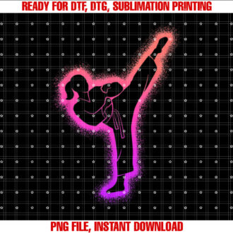 Karate Girl Martial Arts Kids Women Girls Taekwondo T-shirt, Sublimation Design, Digital Download