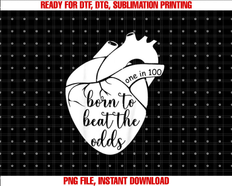 Kids Born to That Beat the Odds Chd Awareness Heart Warrior T-shirt