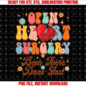 Kids CHD Baby Heart Open Heart Surgery Been There Done That Shirt design, Digital Download