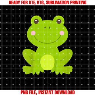 Kids Frog Toddler Boy Girl T-shirt, Sublimation Design, Digital Download