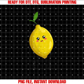 Kids Lemon for Boys or Girls Cute Lemon Gift T-shirt, Sublimation Design, Digital Download