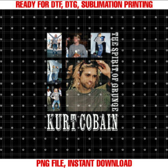 Kurt Cobain_nirvana_031 T-shirt, Sublimation Design, Digital Download